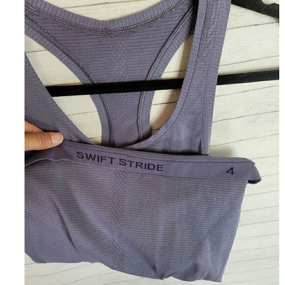 Lululemon Swiftly Speed Racerback in Purple Quartz, sz 4 - Picture 4 of 8